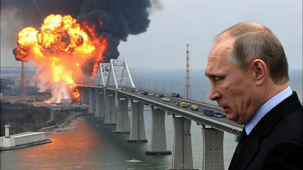 Crimean Bridge in Flames | Ukraine&rsquo;s Strike Shakes Russia