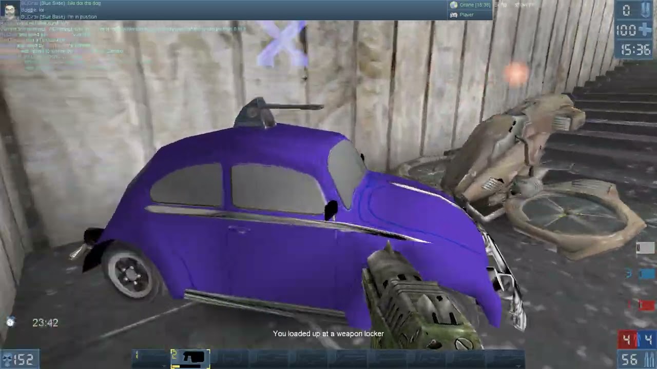 This flag steal ended the match — UT99 VCTF 2026 - VCTF - UT99 - Online gameplay