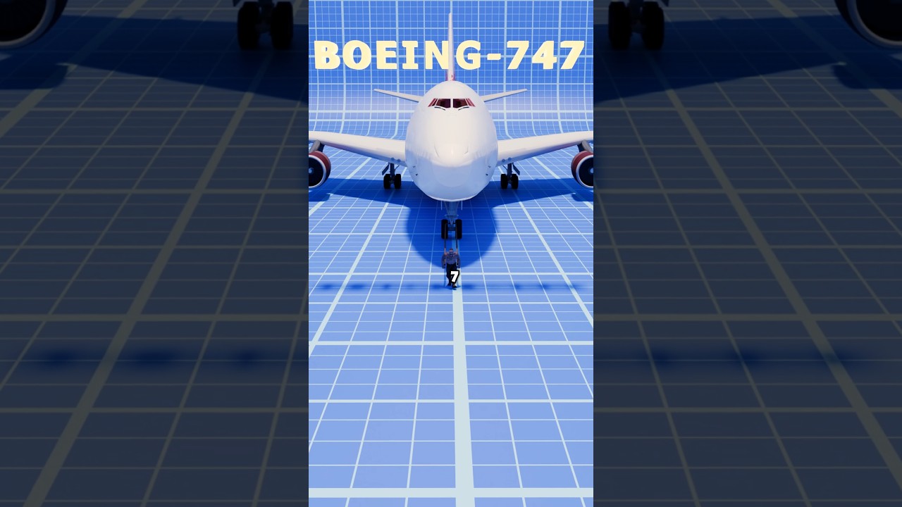 Сможете ли вы вытащить Боинг-747?? 🤔🧐