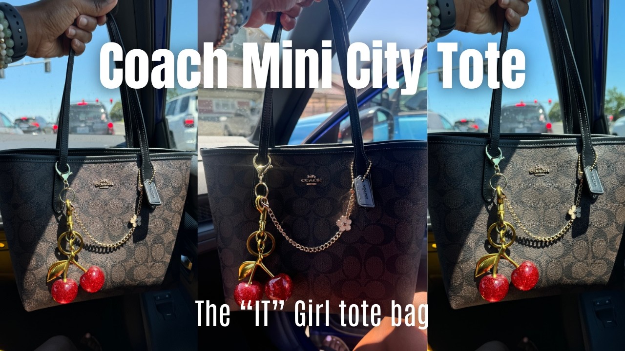 NEW PURSE | Coach Outlet Mini City Tote Unboxing and What Fits