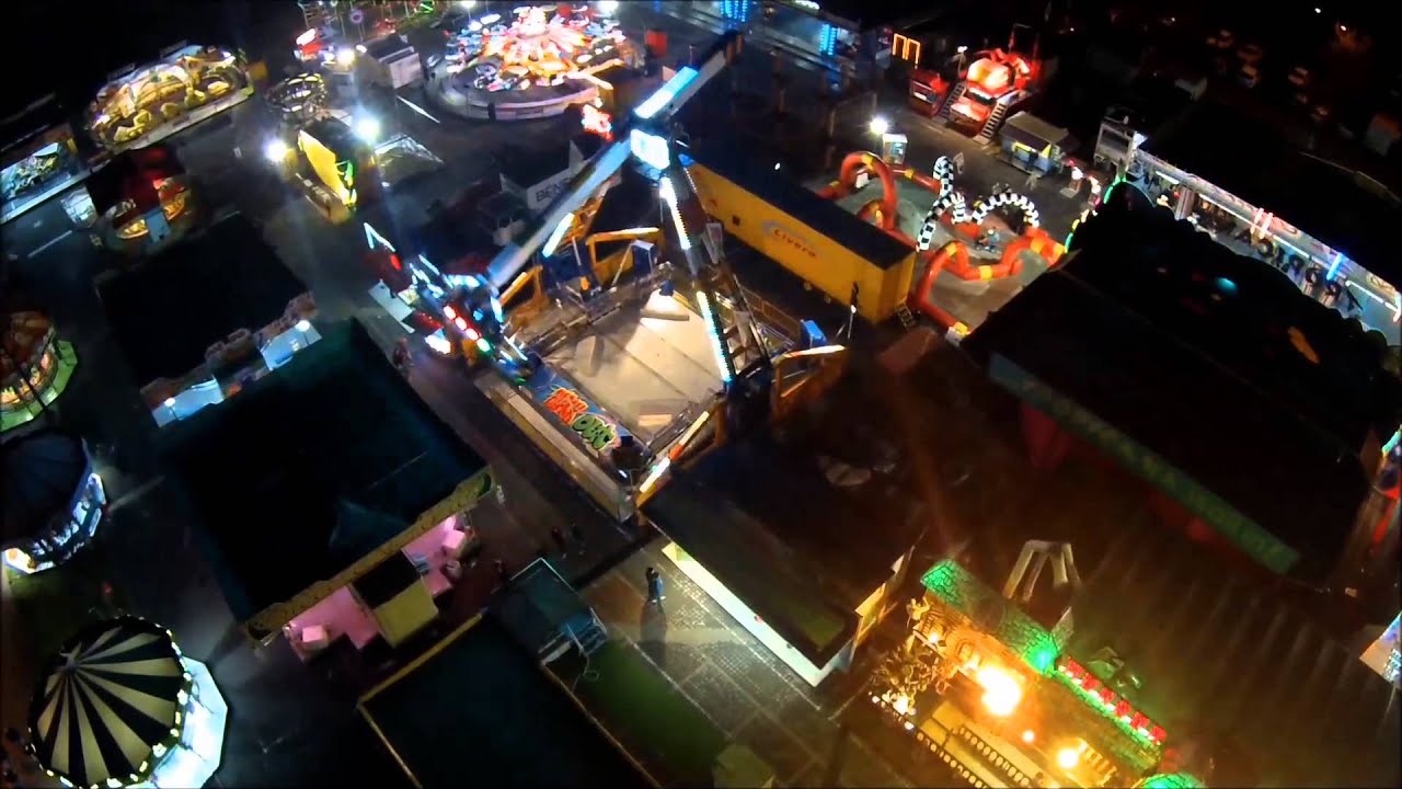 Luna park   di Scandiano  visto dall' alto.