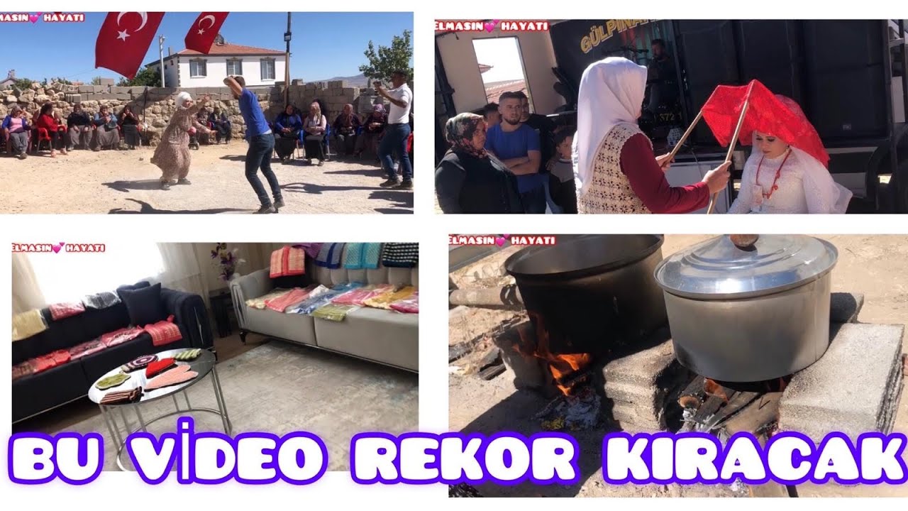 BU VIDEO MİLYONLAR TIKLANACAK😳DEMİRCİNİN YÖRESEL YEMEKLERİ VE ADETLERİ/GELİNİN EVİ VE ÇEYİZLERİ👏