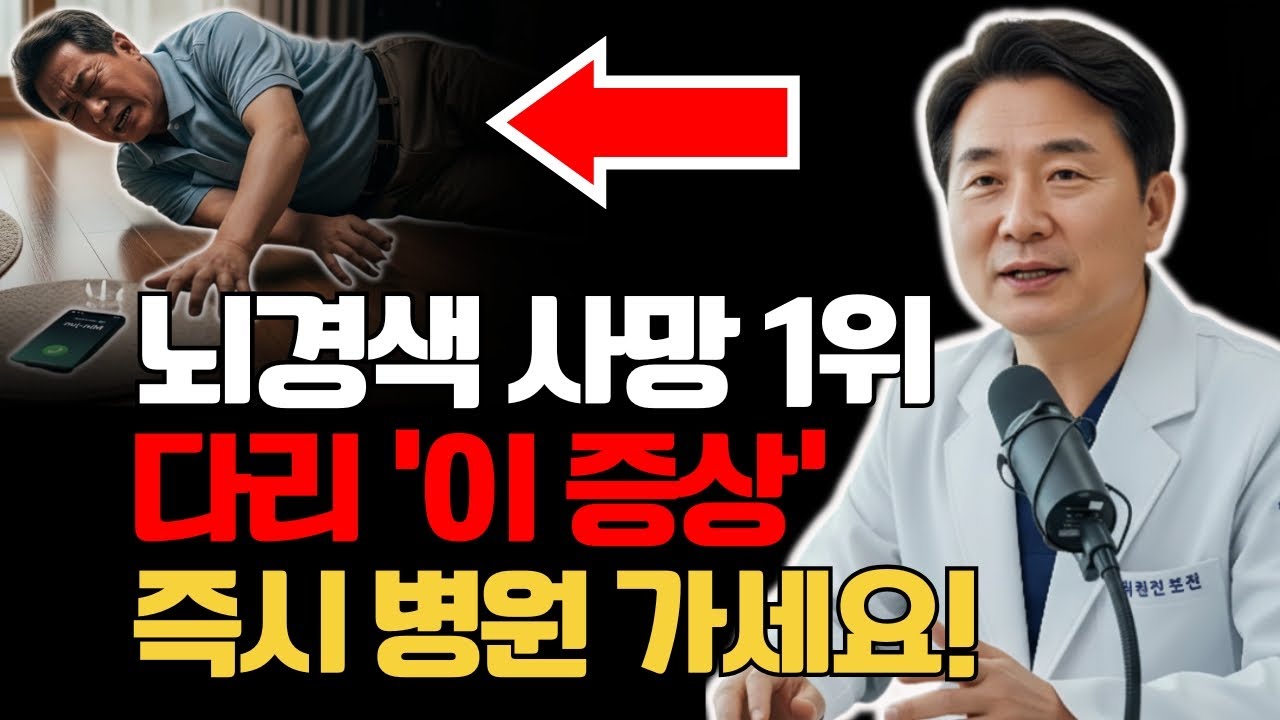뇌경색은 '다리'에 먼저 옵니다! 70대 사망률 1위, 절대 놓치면 안 될 7가지 신호!