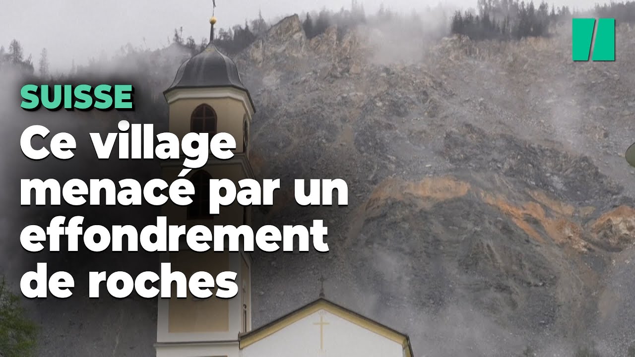 Brienz, petit village suisse, évacué face au risque d’éboulement d’une montagne