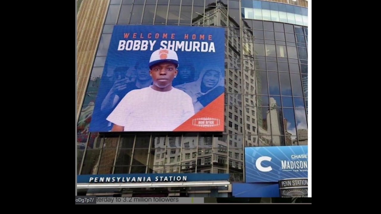 rowdy rebel X bobby shmurda unite The New York Knicks welcome back home bobbyshmurda
