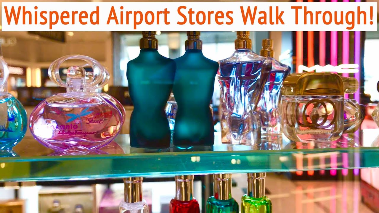 ASMR * Whispering through Duty Free Shops in USA & Germany Airports * ASMRVilla