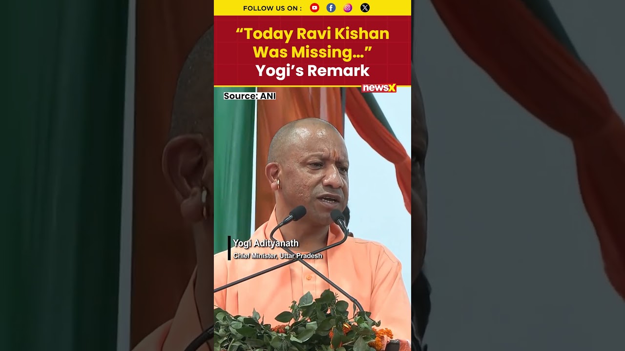 #mustwatch &ldquo;Today Ravi Kishan Was Missing&hellip;&rdquo; CM Yogi&rsquo;s Remark Goes Viral | NewsX