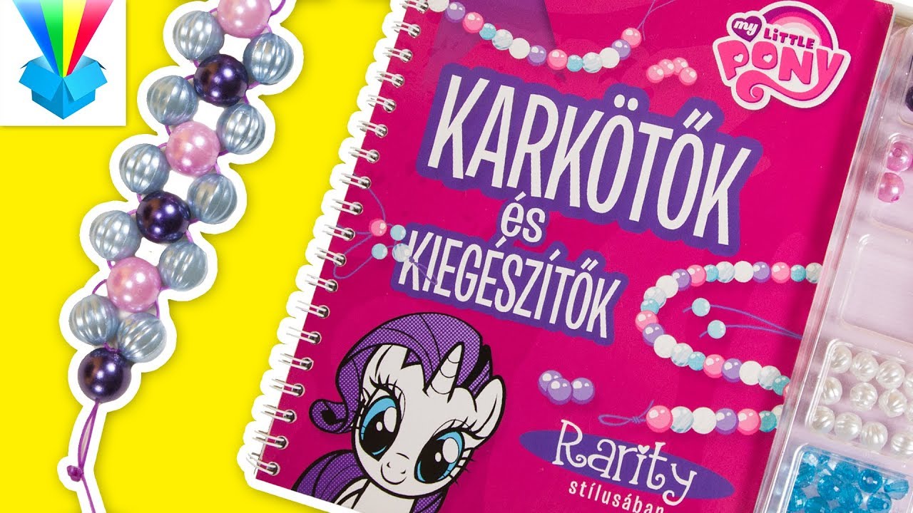 Kicsomi - 🦄 Kiki 🦄: 🎁 Könyv – karkötők, kiegészítők és öltöztetőkönyv 📿💍😍