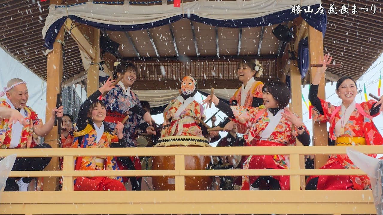 勝山左義長まつり 2025年 上郡区櫓 初日① / 福井県勝山市