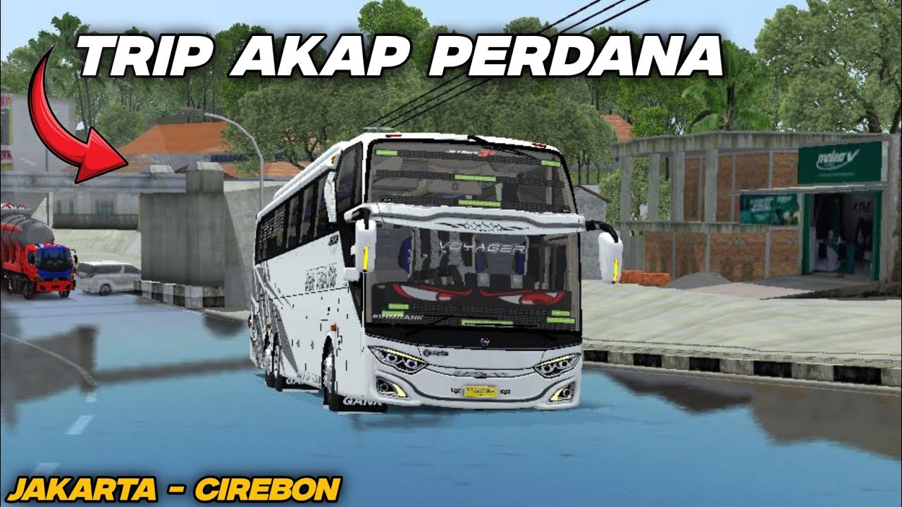 TRIP AKAP PERDANA‼️ BUS IHM TRANS TRONTON JAKARTA - CIREBON // BUSSID