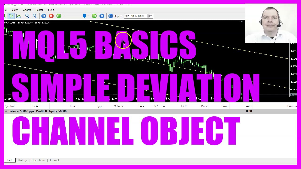 LEARN MQL5 TUTORIAL BASICS - 92 SIMPLE DEVIATION CHANNEL OBJECT