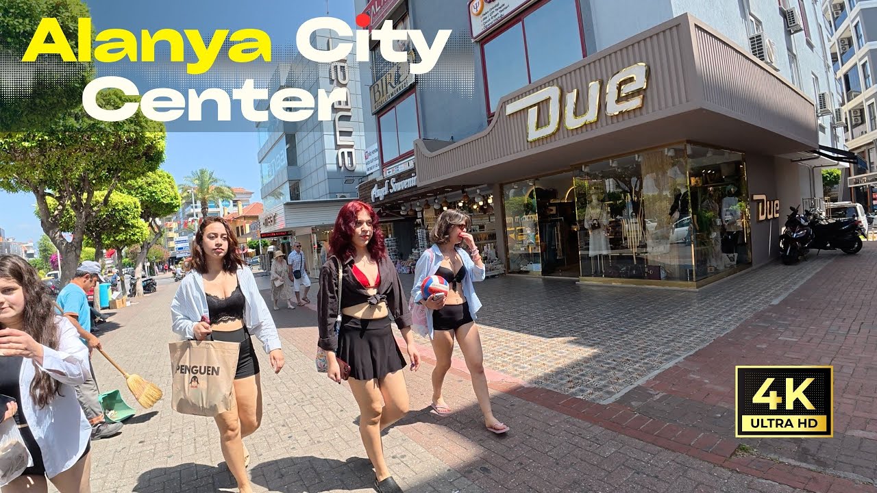 Alanya City Center Walking Tour | May 24, 2025 [4K HD/60 fps]