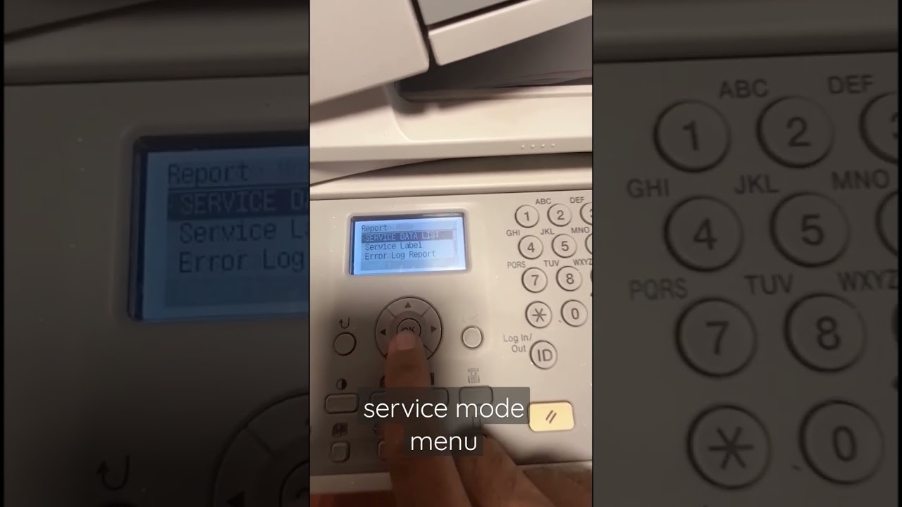 CANON iR 2420/2318L | service mode