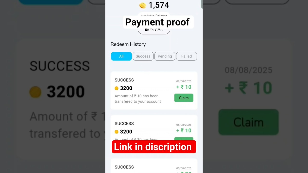 count and earn app payment proof 