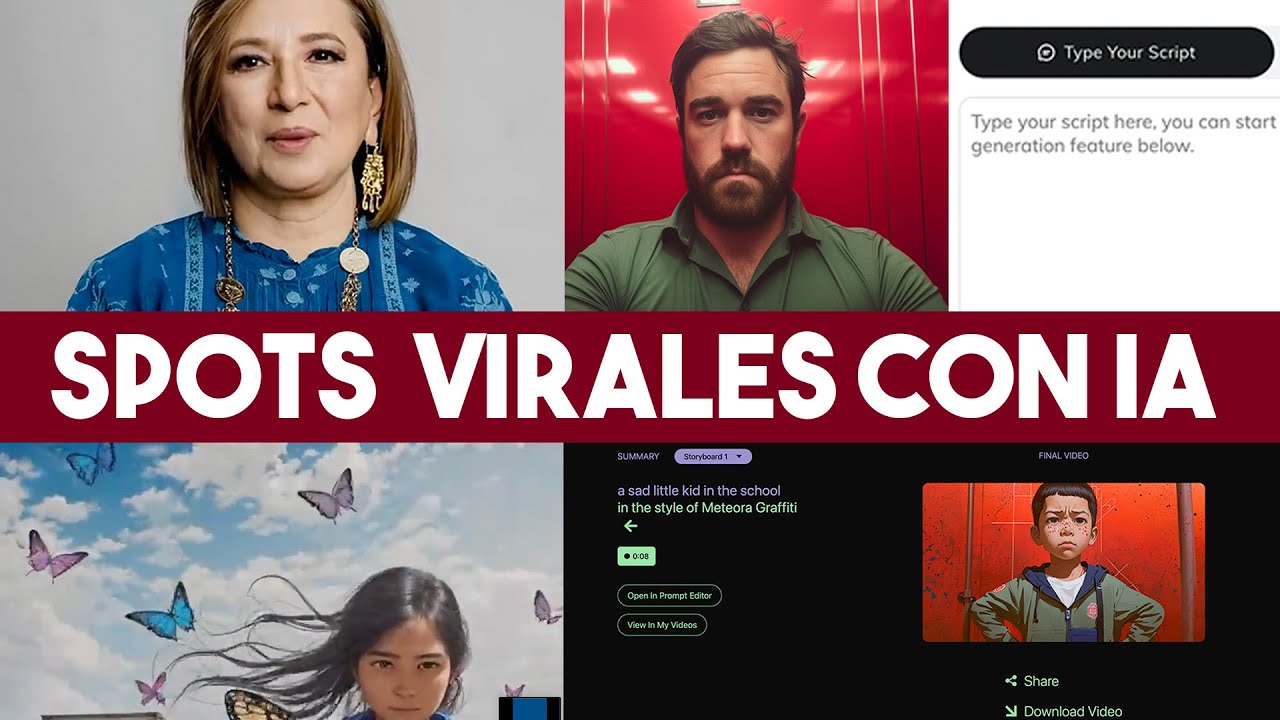 Como Crearon este Spot Político, Tutorial para Hacer Spots Publicitarios con Inteligencia Artificial