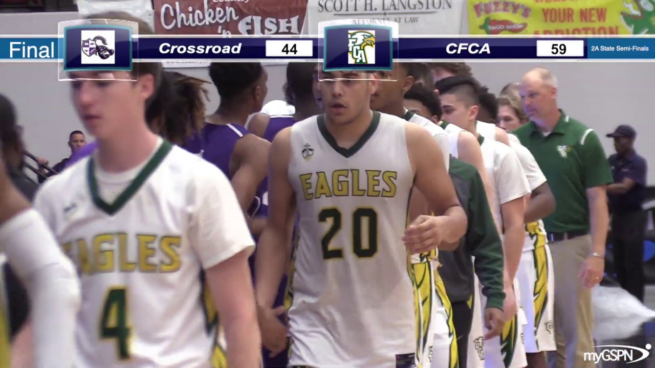 Crossroad Academy vs CFCA- 2A State Semi-Finals(Full Game Highlights)