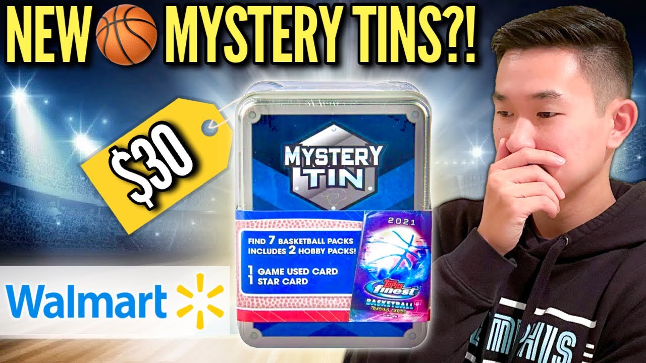 Walmart released INTERESTING new BASKETBALL CARD MYSTERY TINS... 😳