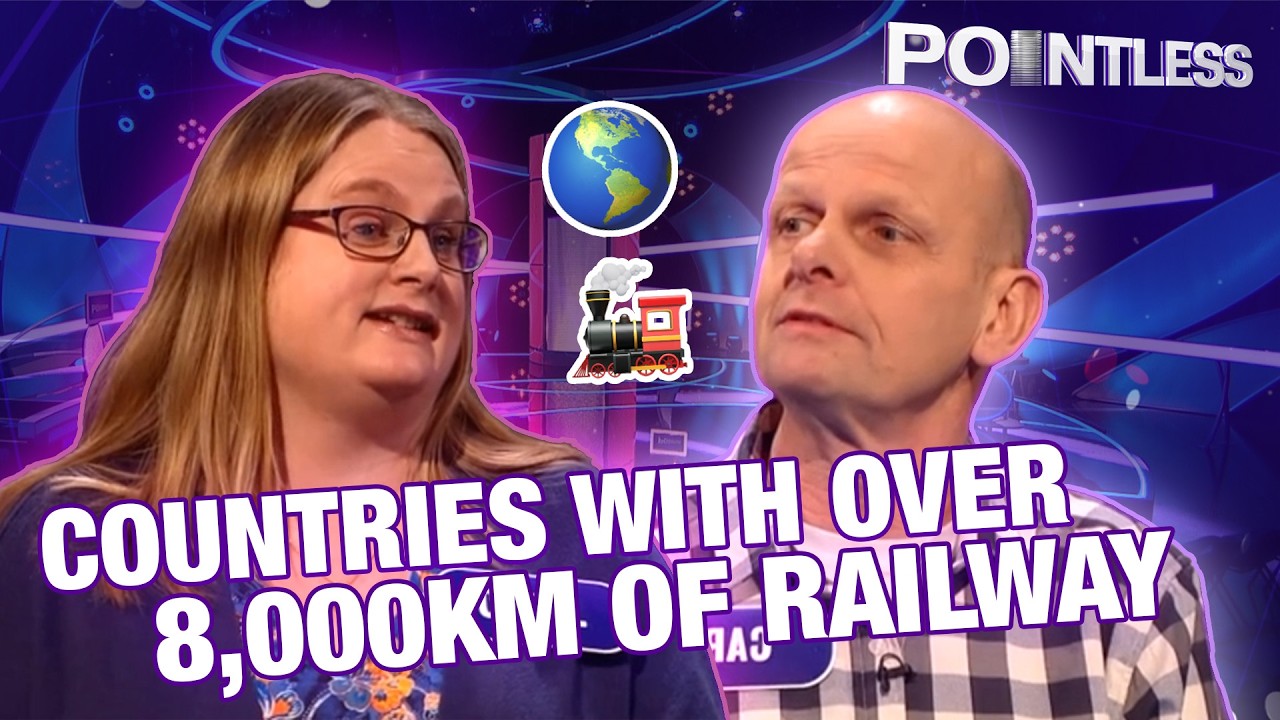 Countries With Over 8000km Of Railway! | Pointless