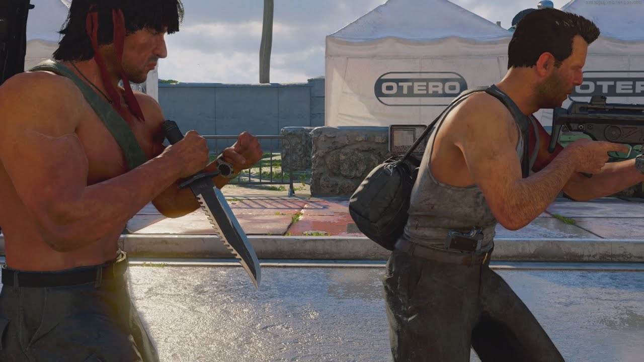RAMBO VS JOHN MCCLANE in CALL OF DUTY