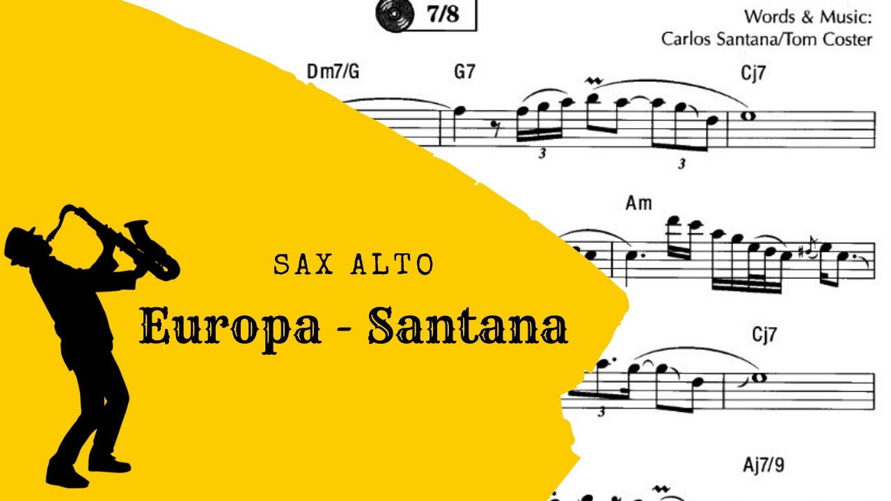 Europa - Saxofones Eb - Bb - Sheet Music