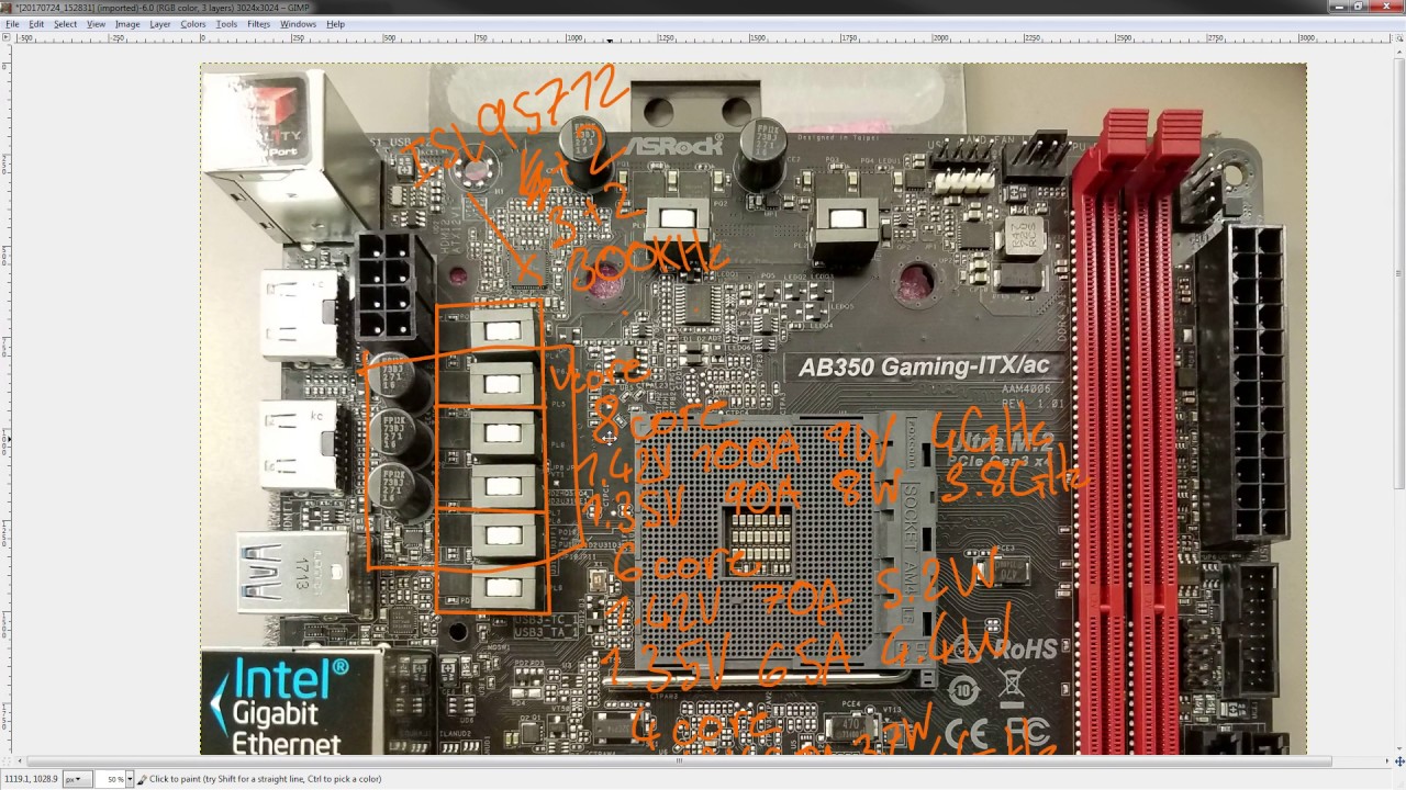 PCB Breakdown: Asrock Fatal1ty AB350 Gaming-ITX/ac (setting new lows for video quality)