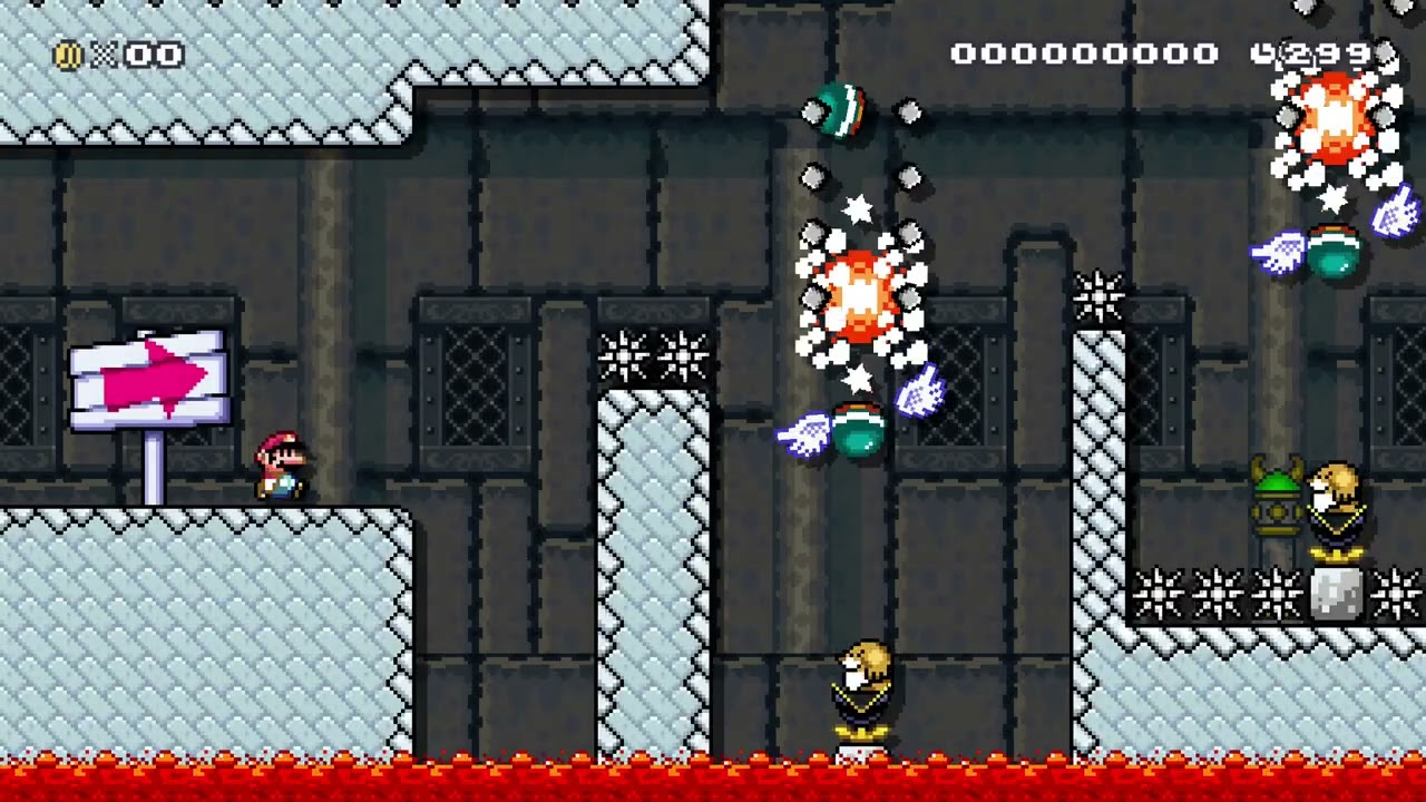 Hard Shell Kaizo Level Beaten In Less Than 5 Minutes 4K60