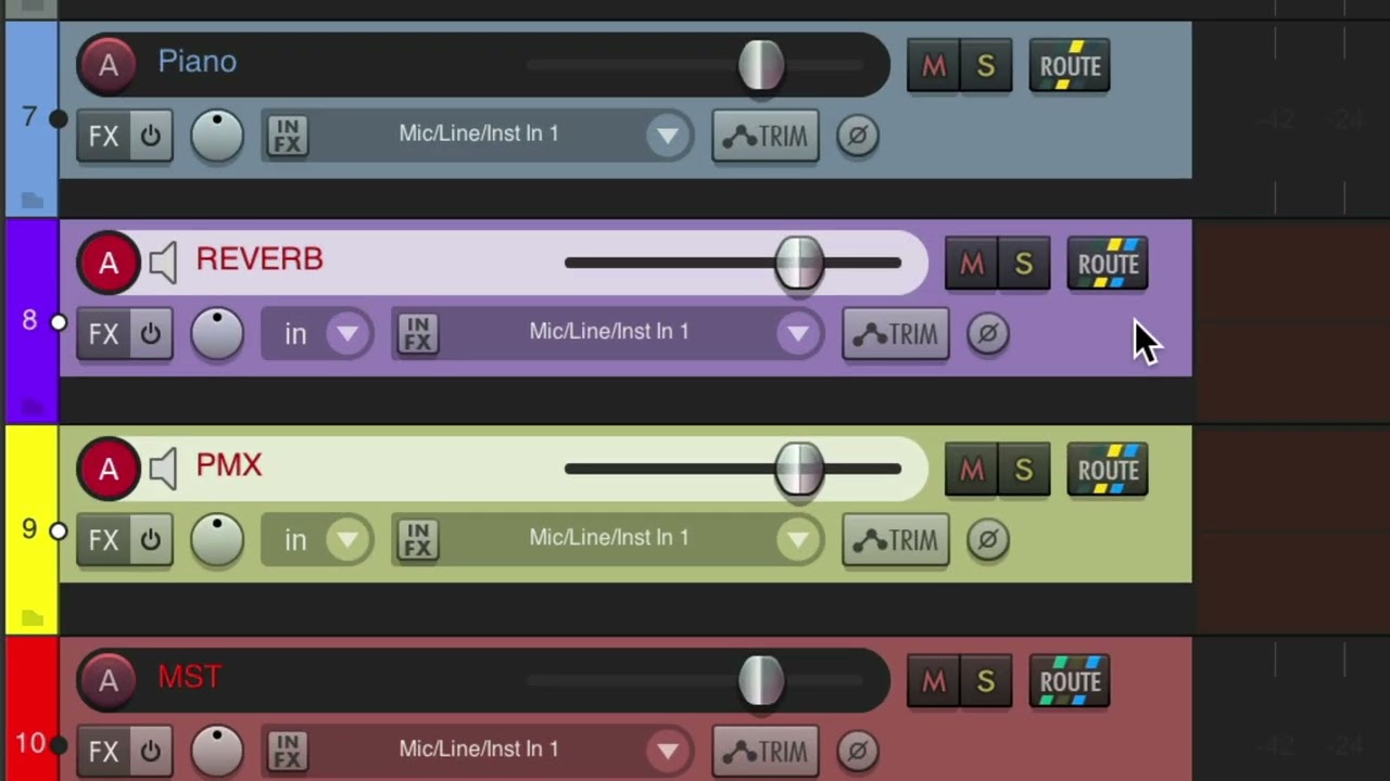 Routing en Reaper - Resumen de clase