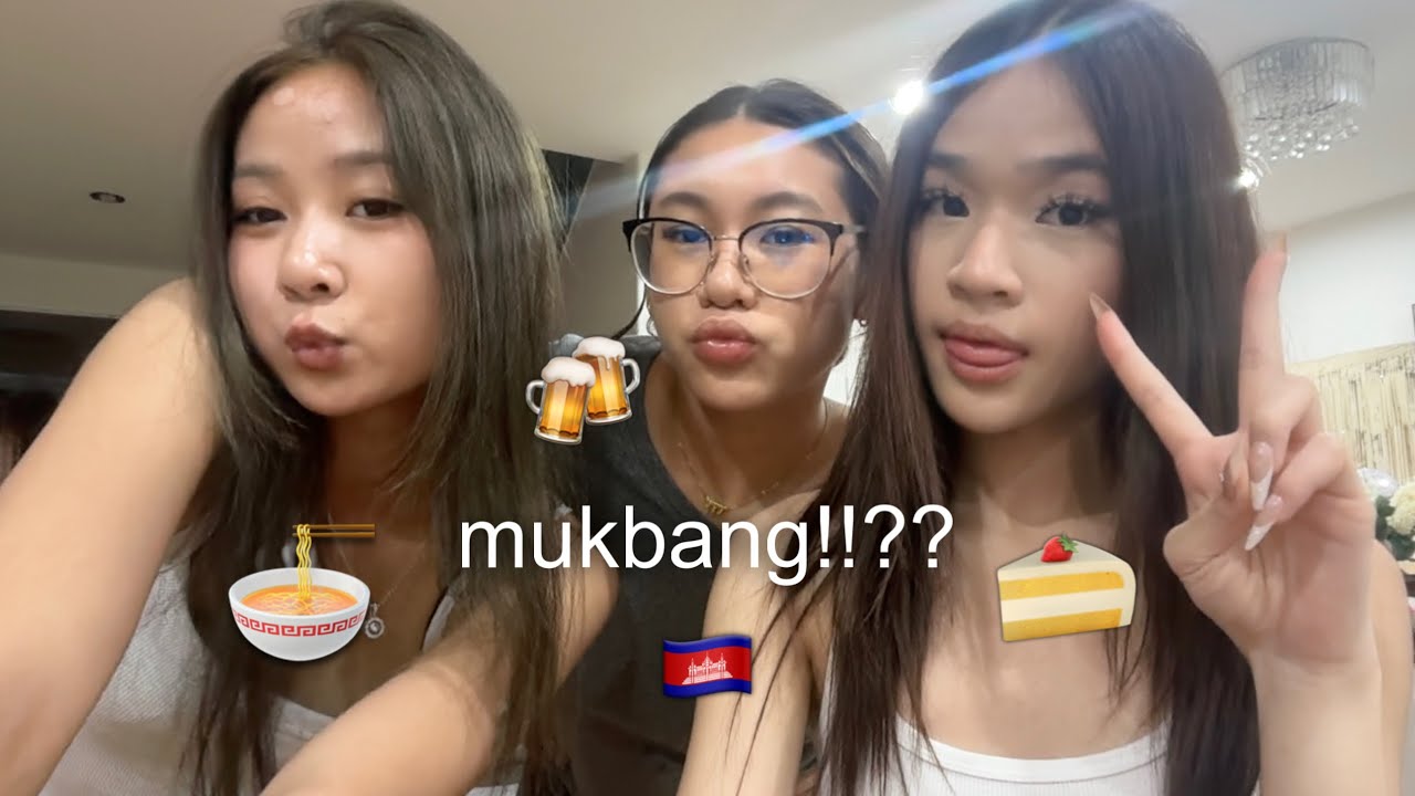 when 3 white-washed cambodians do a mukbang