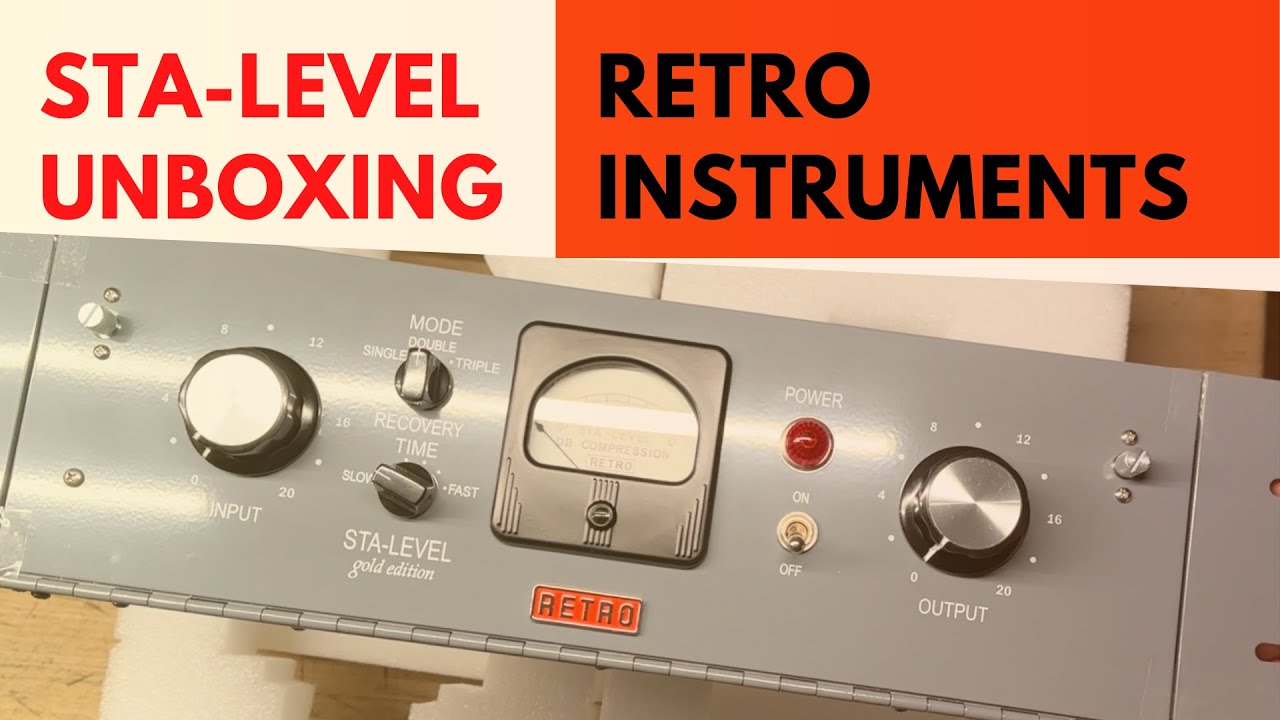 The legendary 1956 Gates Sta-Level unboxing  recreated Retro Instruments