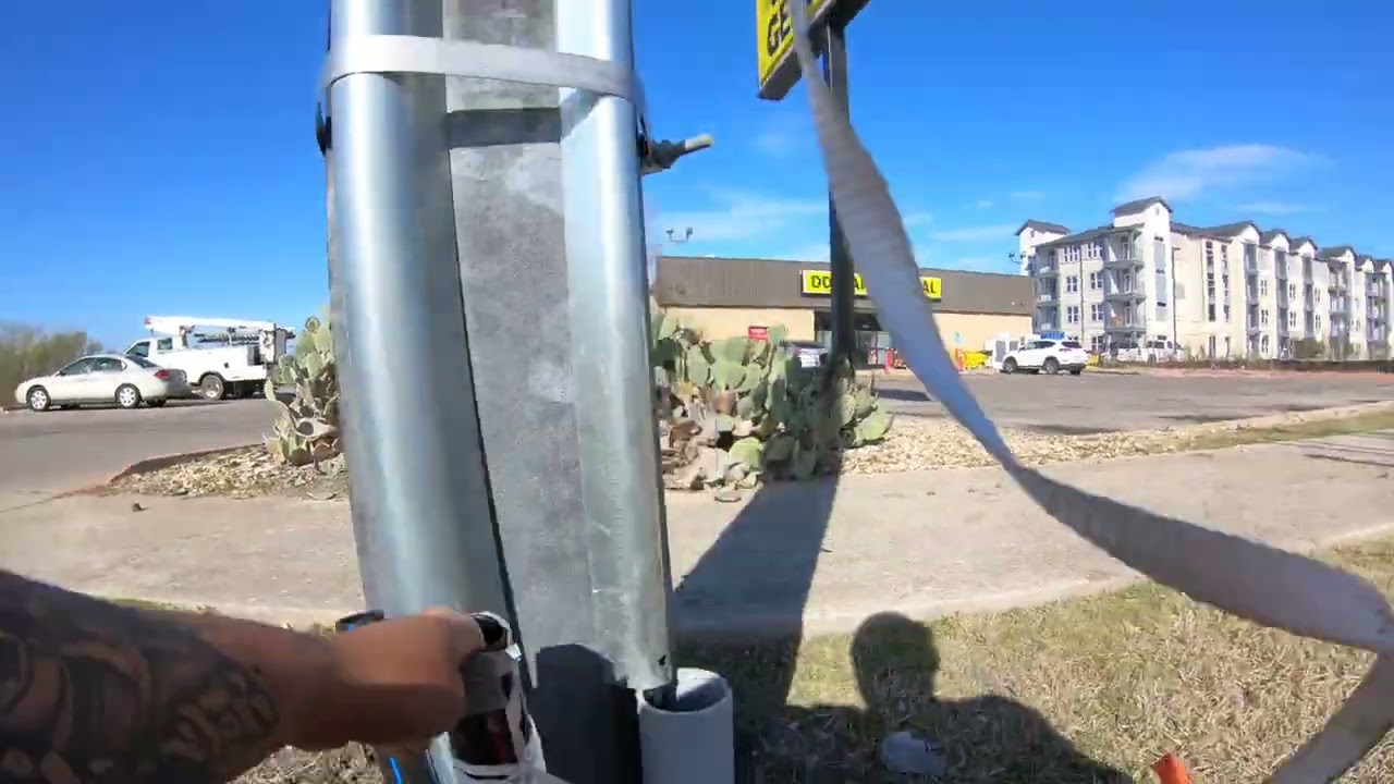 How to pull fiber optic cable underground. solo.
