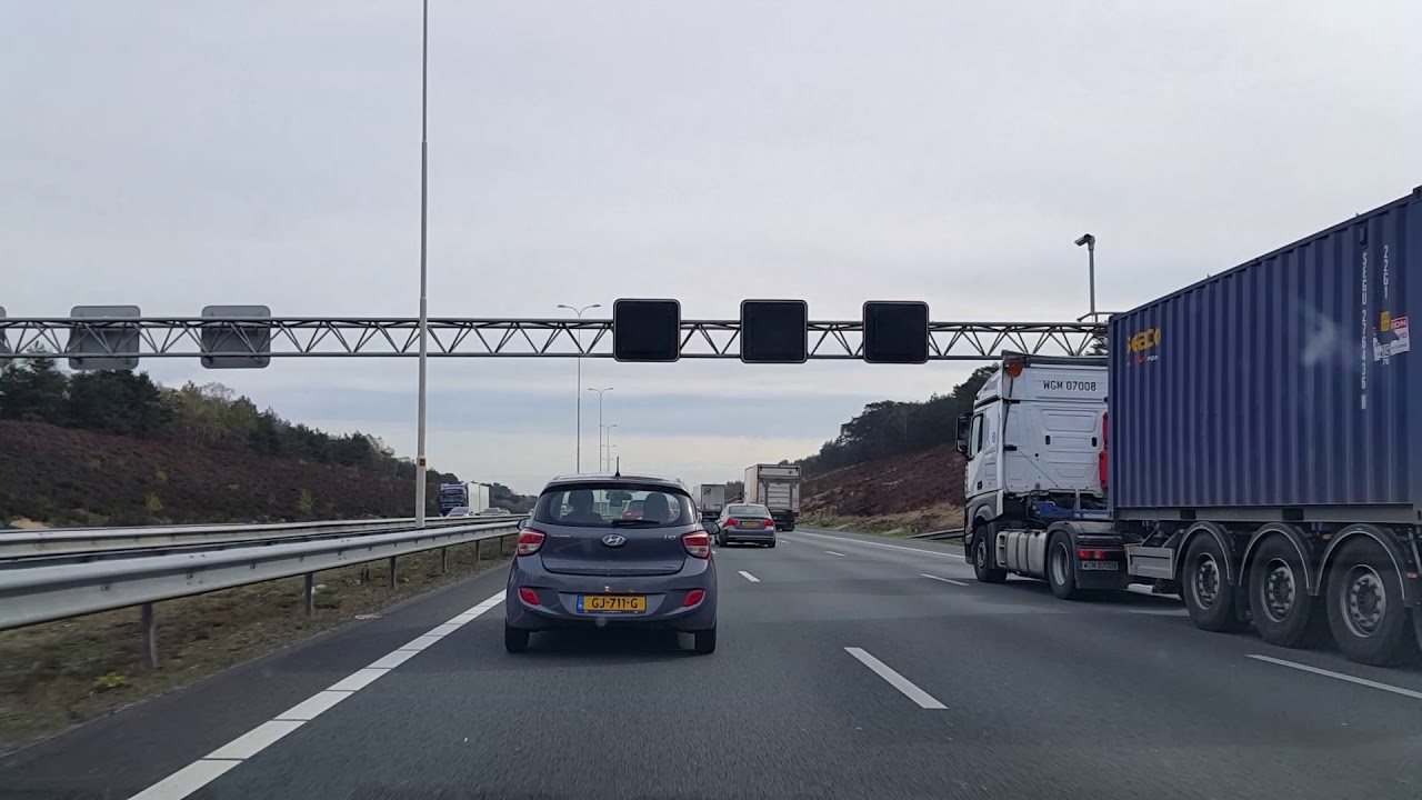 Wegvideo Utrecht: A27 Knooppunt Lunetten 》Knooppunt Rijnsweerd 》A28 Knooppunt Hoevelaken.《