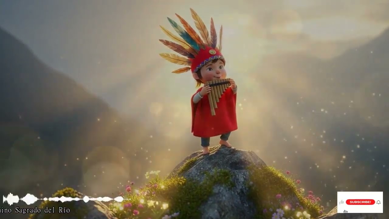 Susurros De La Flauta Andina Entre Montañas, Un Puente Sagrado Hacia La Esencia Ancestral