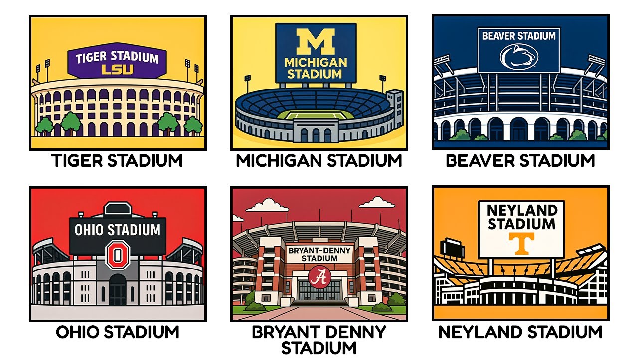 Every Top College Football Stadium Ranked & Explained