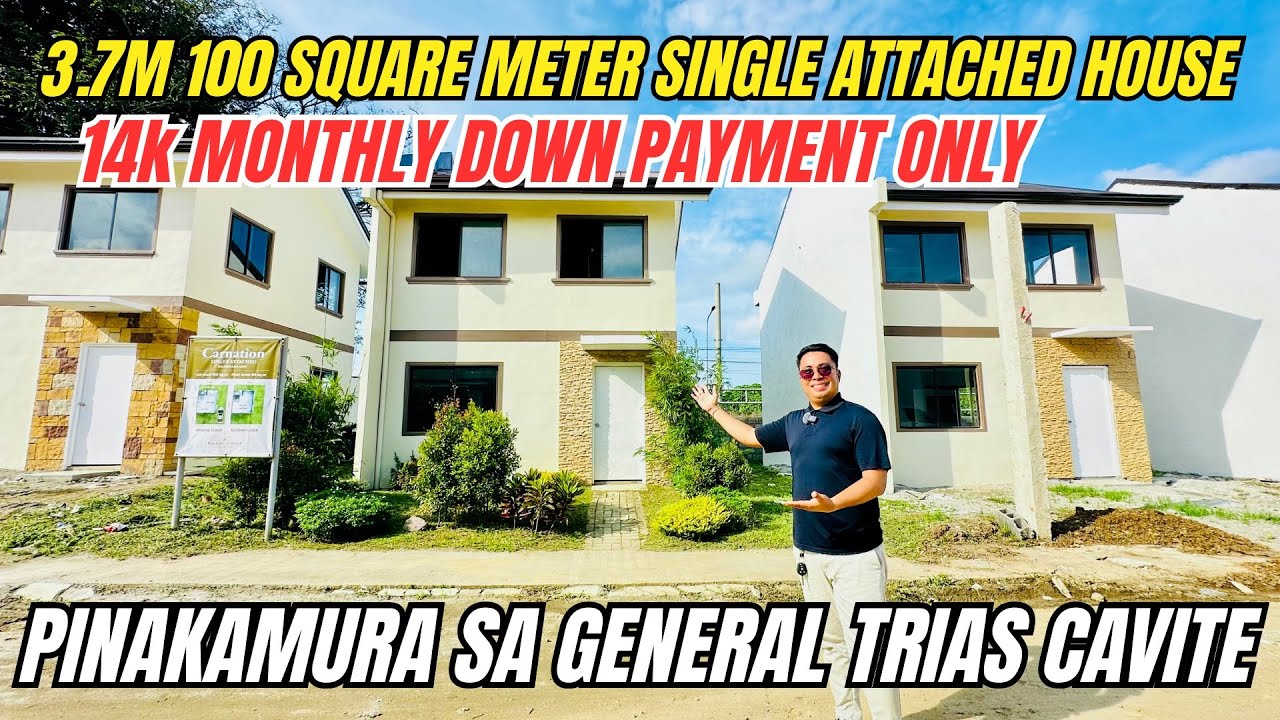 Pinakamura na Single Attached House sa General Trias Cavite | Thru Pagibig Financing | 100sqm Lot