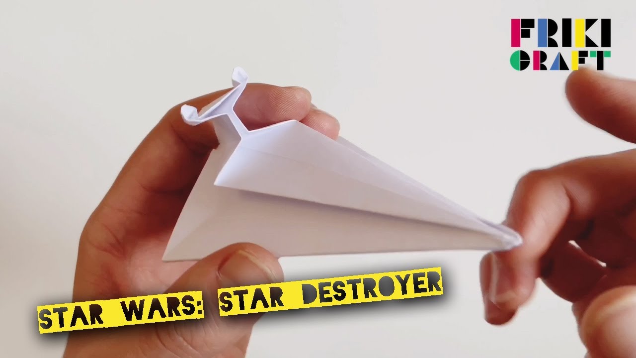Destructor Estelar de origami. Star Wars Star Destroyer