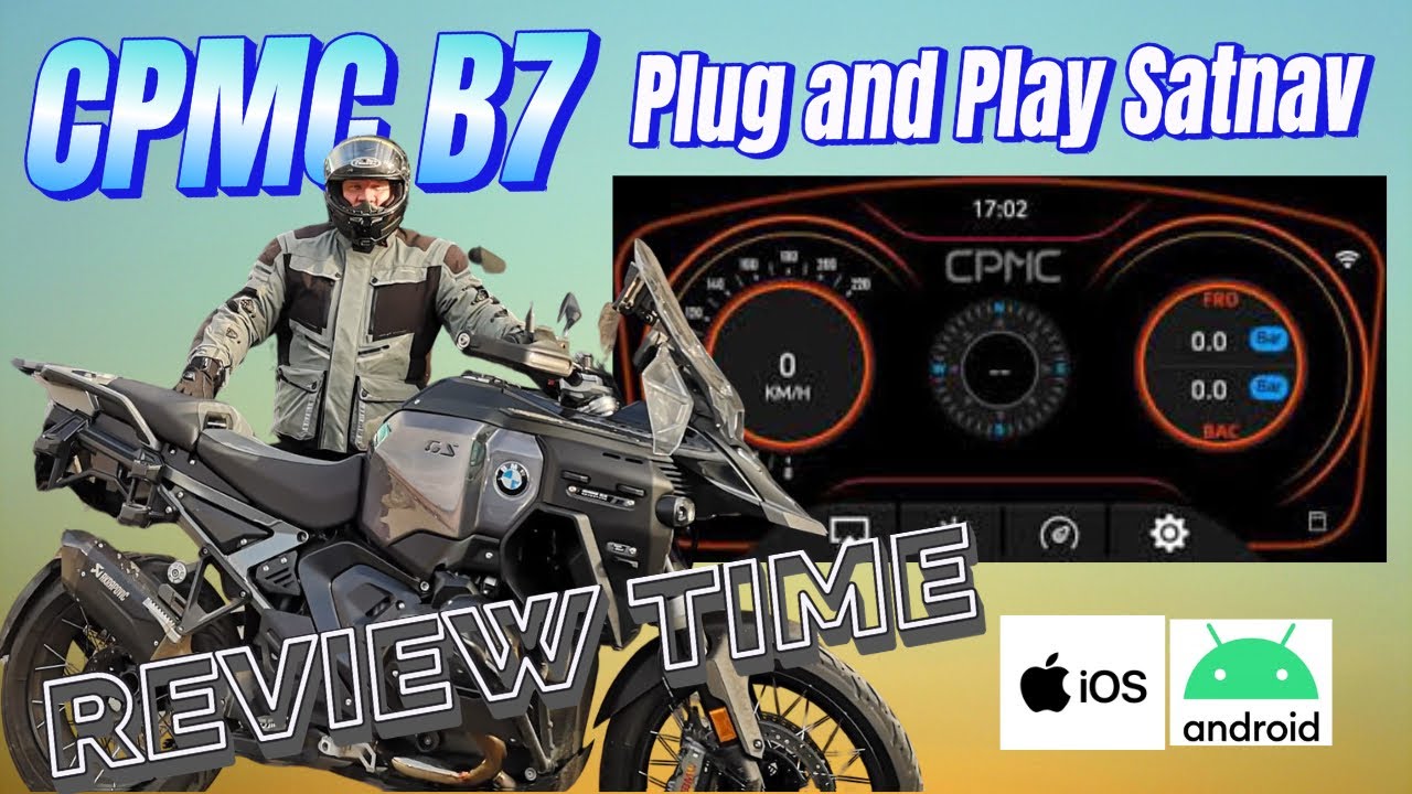 FANTASTIC ALTERNATIVE GPS FOR YOUR BMW....THE B7 FROM CPMC (Car Play Motor Cycle)