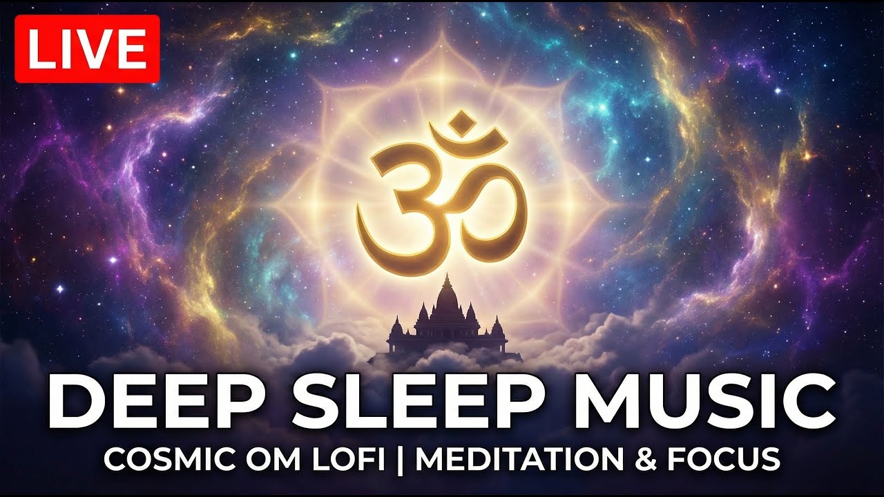 Deep Sleep Music | LIVE from Cosmic Om Lofi — Spiritual Ambient | Meditation, Relaxation & Focus