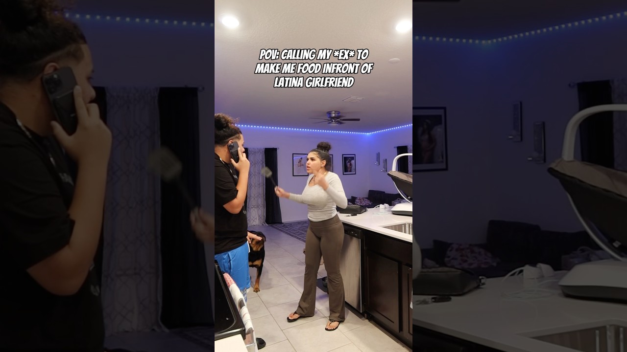 Calling My *EX* To Make Me Food Infront Of Latina Girlfriend #shorts