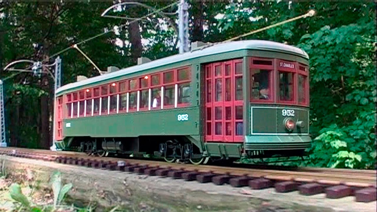 LGB G-Scale Streetcar with Overhead Wire