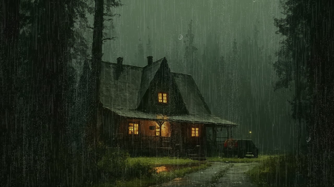 Fall Asleep Fast Tonight | Super Heavy Rain Sounds for Insomnia Relief