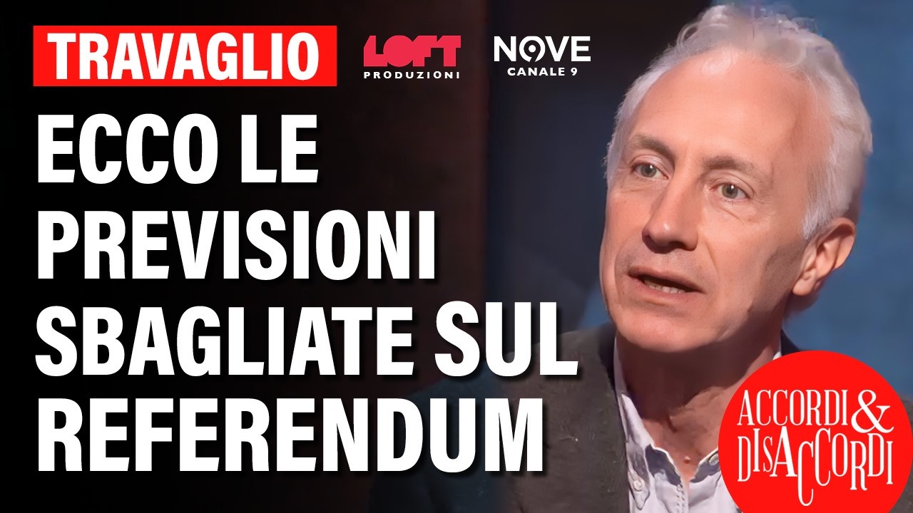 Travaglio: ecco le previsioni sbagliate sul referendum