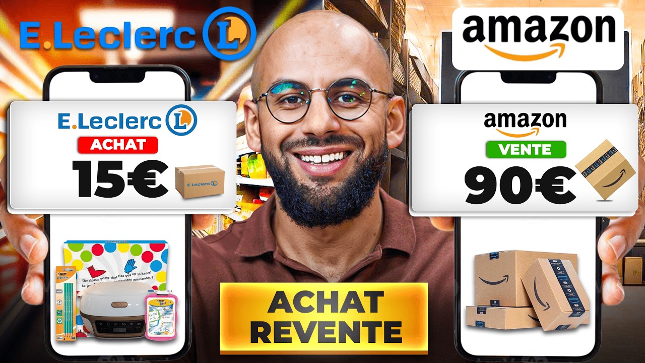Achat Revente chez LECLERC pour Amazon FBA 😱 | Arbitrage & Sourcing rentables 💸