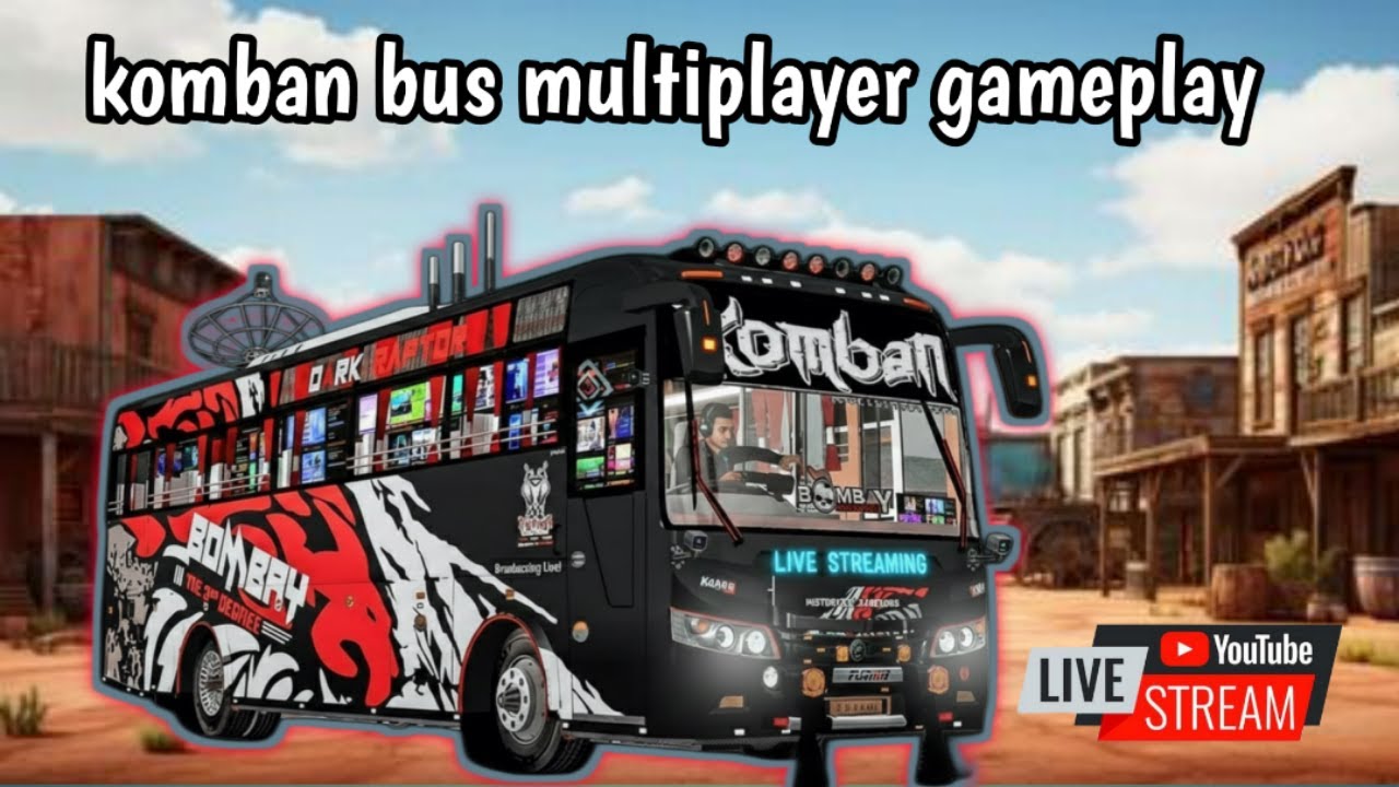 komban multiplayer gameplay Bussid simulator Indonesia