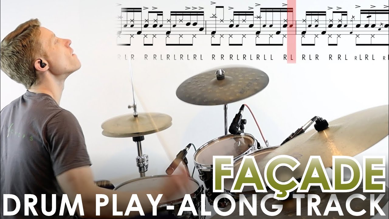 'Façade' – Free Odd Meter 7/8 Drum Play-along Track and Transcription