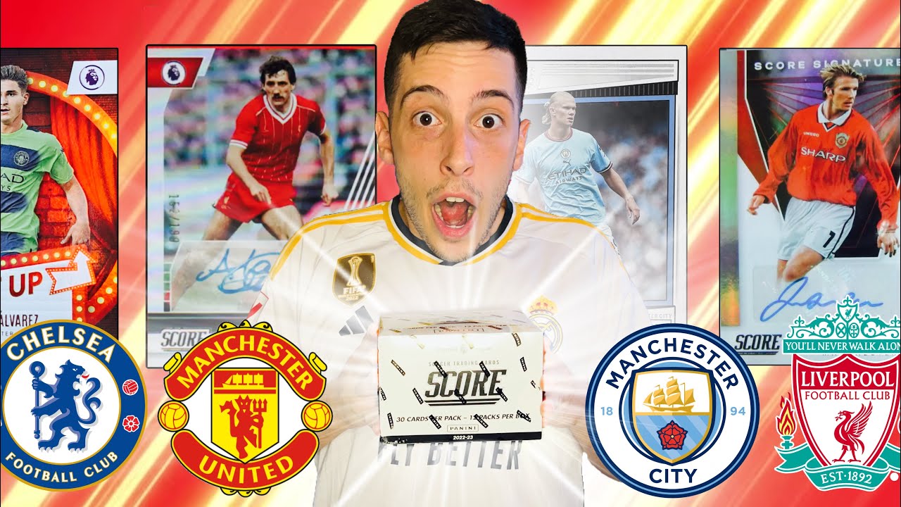 FAT BOX SCORE PREMIER LEAGUE 2023🔵 *Autograph in a PACK?* - Calciatori Panini Adrenalyn XL