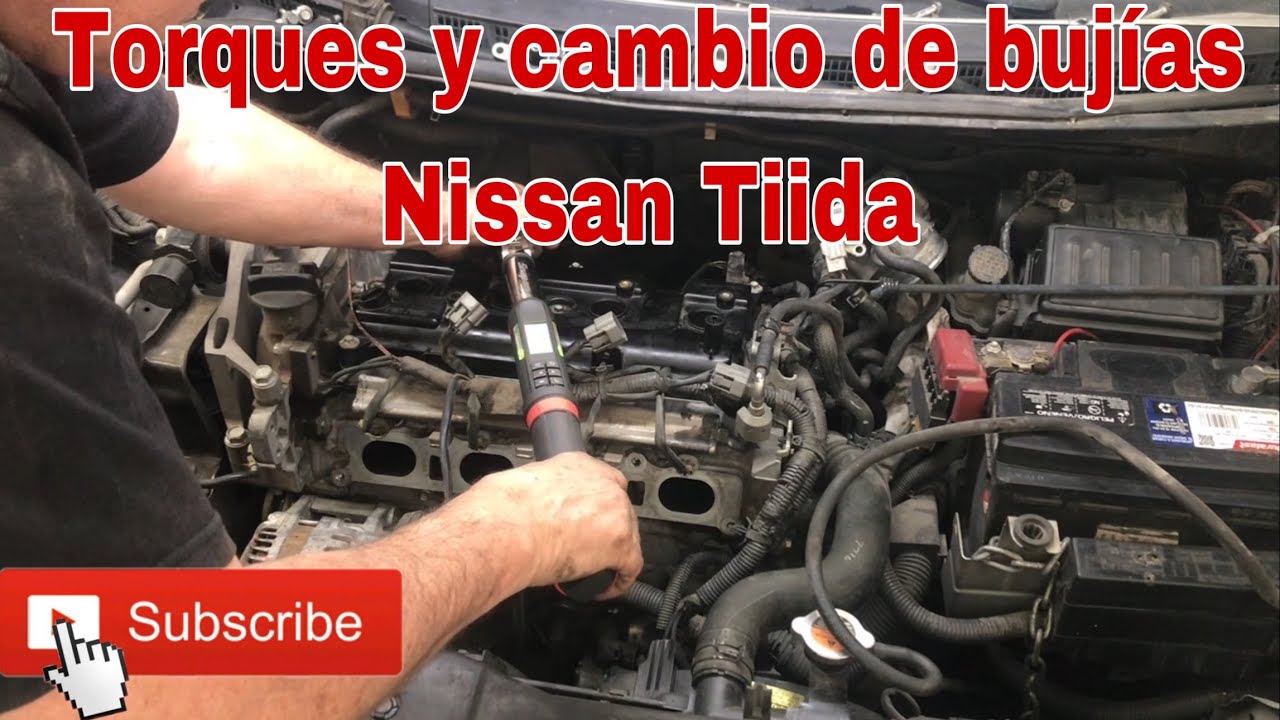 Cambia Bujías Nissan Tiida