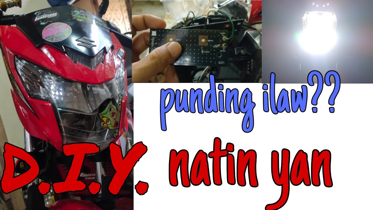 D.I.Y. Para sa punding ilaw ng raider150fi #D.I.Y. #suzuki