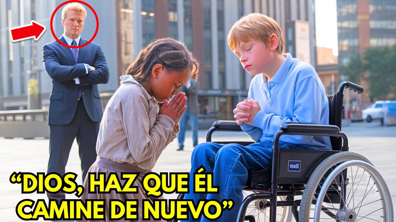 “Dios, Haz Que Él Camine De Nuevo” Dijo La Niña—Hasta Que El Padre Millonario Llegó y Lo Cambió Todo