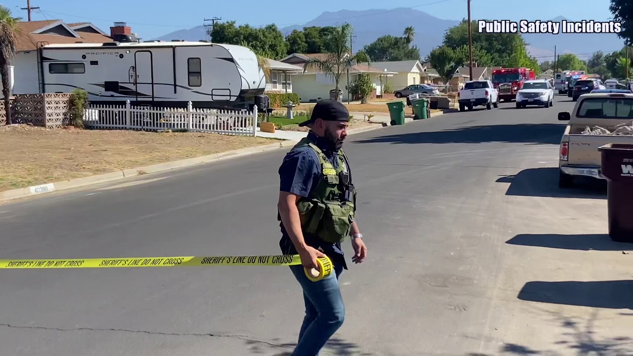 Hemet: Assault with deadly weapon suspect pursuit