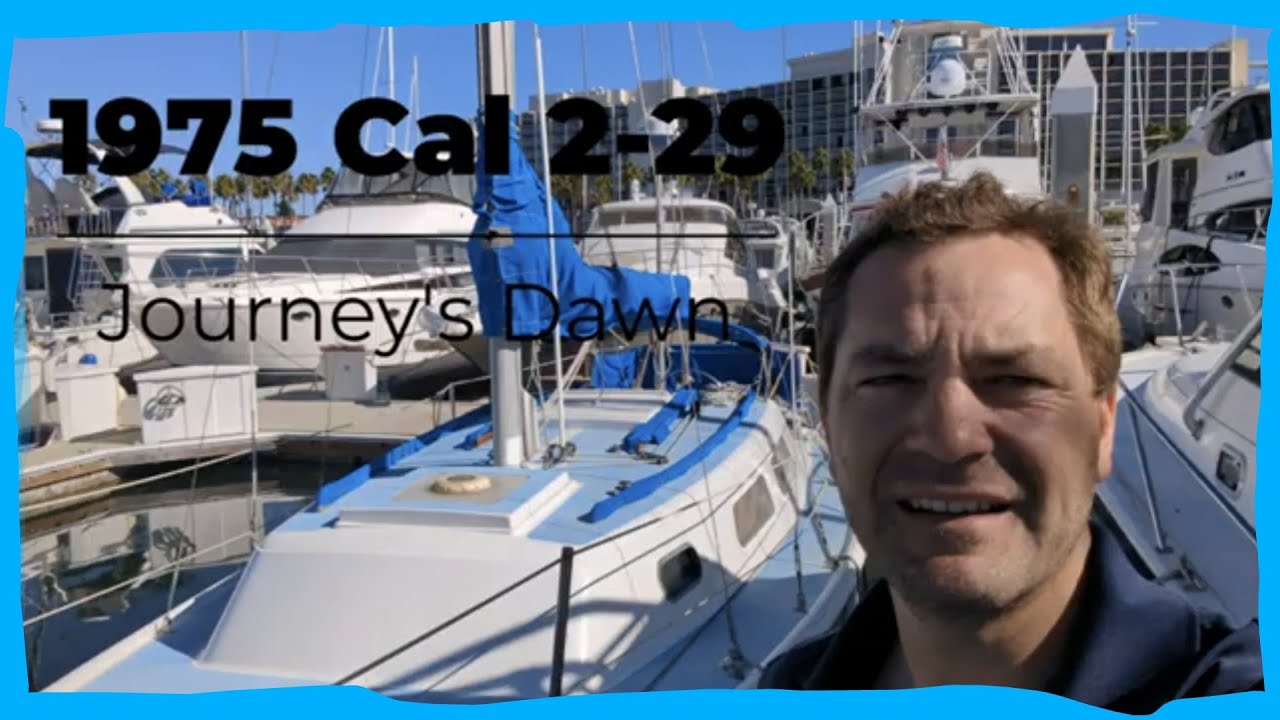1975 Cal 2-29 sailboat tour walk thru tour! ⛵🌊😎